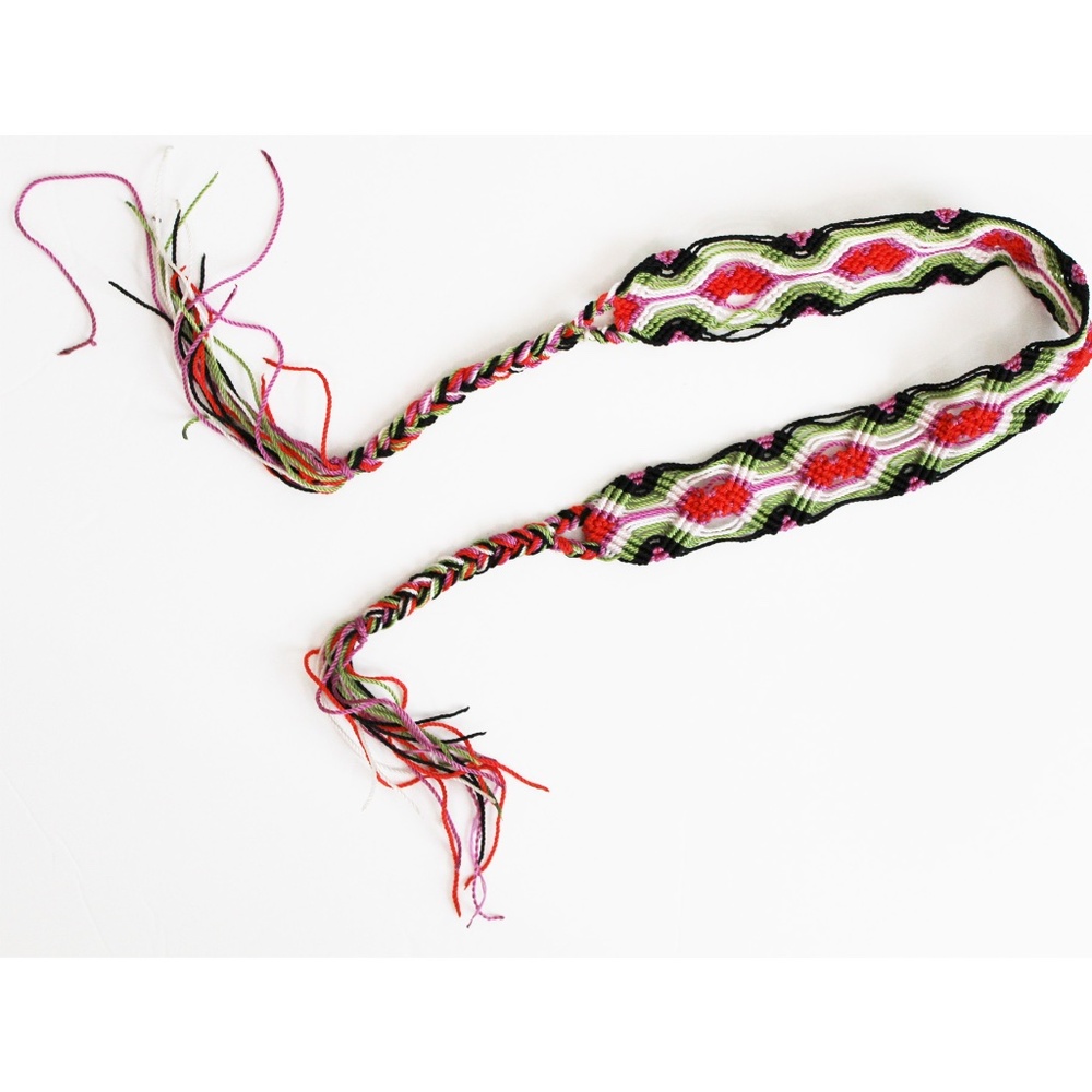 NWOT Artisan-made macrame hat band